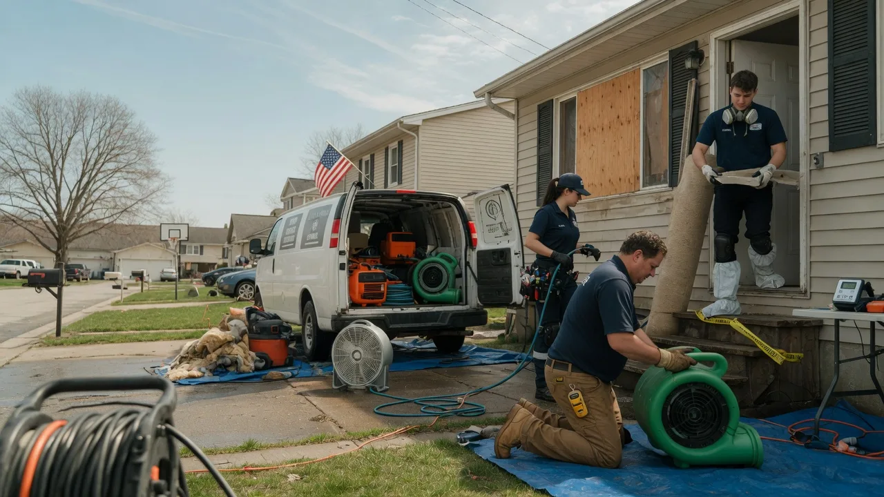 Water Damage Restoration in Wales, WI near me